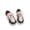 Zapatillas estudiantiles estilo dulce y fresco, nuevo modelo 2026 para niñas, zapatillas deportivas populares estilo coreano, zapatos blancos de suela gruesa estilo campus estudiantil