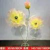 Flores Artificiais de Papoula para Adereços de Casamento, Montagem de Cenas, Decoração de Palco, Flores Artificiais para Vitrines e Decoração de Corredor de Casamento