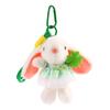 Llavero de conejito de peluche, colgante para bolso, bonito adorno para muñeca, muñeca de dibujos animados de alta calidad, pequeños regalos al por mayor