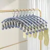 Secador de Calcetines de Acero Inoxidable con Múltiples Pinzas Artefacto a Prueba de Viento Colgador de Ropa para el Hogar sin Costuras Uso en Dormitorio Estudiante Universitario
