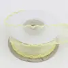Fita de Renda de Seda Brilhante com Borda de 2,5cm, Fita Ondulada, Fita de Chiffon, Acessórios para Presente DIY, Fita Floral