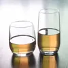 Venta al por mayor de fábrica vaso transparente para whisky soplado vaso de cerveza personalizado vaso de agua de alta gama para hotel restaurante vaso de vidrio con forma de huevo