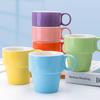 Caneca Cerâmica Colorida Personalizada com Logo, Empilhável, para Café e Leite, Caneca de Presente Promocional, Fábrica de Liling