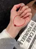 Personalizado--Pulsera del Año Nuevo del Zodiaco con Hilo Rojo Ovalado para Mujer, Joyería Artesanal de Diseño de Nicho de Lujo Ligero con Rubí Tejido