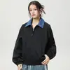 Jaqueta Lapela Estampa Floral Americana Jack Chuan Yang Novo Estilo para Homens e Mulheres Casal Solta Versátil Esporte Roupa de Trabalho Jaqueta
