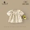 Camisa Infantil 2026 Chegadas de Verão Body Bebê Menina Estilo Mori Estampa Floral Confortável Versátil