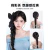 Peluca de Trenzas Moda para Mujer Trenzado Natural Clip de Cabello Artificial Mariposa Accesorios para el Cabello Estilo Mori Celebridad de Internet Cola de Caballo Trenzada