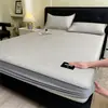 Sábana Refrigerante Jacquard de Polietileno Compuesto Sándwich de Alto Peso Clase A Sábana para Cama Sábana Refrigerante de Sarga Rayas de Hielo Juego de Tres Piezas