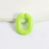 Hebilla de cadena en forma de U de acrílico de 18 x 24 mm para bricolaje, cadena para teléfono móvil, llavero, cadena colgante, accesorios para bolso