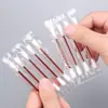 Hisopos de Algodón con Yodo, Bastoncillos de Algodón Desechables para el Hogar, Limpieza y Esterilización en Exteriores, Desinfección y Esterilización del Ombligo del Recién Nacido, Empaquetados Individualmente