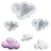 Molde de Silicona Nubes 3D Estéreo Grandes, Medianas y Pequeñas Molde para Fondant Decoración para Hornear Pasteles DIY Jabón Aromaterapia Adornos de Yeso