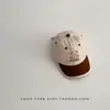 Gorra para niños para primavera y otoño, gorra de béisbol para proteger del sol y del viento para niños y niñas, lindo diseño de oso, adecuada para salidas de otoño e invierno, gorra visera
