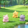 Micro Paisaje Zodiaco Chino Figuras Lindas de Bolitas Jardín Paisajismo Adornos DIY Coche Pequeño Adornos Animales