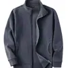 Directo de fábrica: Cárdigan de Polar O-Li, Chaqueta Casual de Cuello Alto, Chaqueta Gruesa Cálida de Otoño/Invierno para Hombre para Exteriores