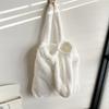 Bolso Acolchado Bolso Peludo para Mujer Bolso de Mano Tote Gran Capacidad Peludo Moda Otoño e Invierno 2024 Bolso de Hombro