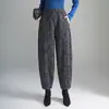 Elegantes Pantalones Harem Versátiles Estampados para Mujer, Novedad Otoño 2026 Cintura Alta Adelgazantes Sueltos Casuales para el Trabajo, Pantalones Tipo Zanahoria de Moda