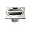 Dren de piso de acero inoxidable 304 color gris plomo, antiolor, sello de agua profundo, alta capacidad de drenaje, universal para cocina y baño, a prueba de insectos y anti-retorno