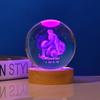 Bola de cristal doze constelações luz noturna luminosa série cura dos sonhos menina de Virgem amigas criativas presente de aniversário
