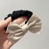 Terciopelo Estilo Coreano Lindo y Elegante Suede Retro Lazo para el Cabello Banda Elástica Moño Accesorio para el Cabello para Mujeres