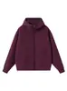 Sudadera de alta gama con cremallera de algodón líquido, uniforme personalizado para clases con estampado de logotipo para eventos corporativos y escolares, camisetas culturales, ropa de trabajo y chaquetas