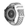 Adequado para pulseira de silicone de furo redondo bicolor para Huawei watch3, fivela de relógio de metal, pulseira Huawei watch3 pro