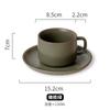 Conjunto de xícaras e pires de café em cerâmica atacado criativo nórdico design de alta qualidade senso casa europeia negócios morandi cup