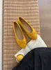 Zapatos Planos de Boca Ancha Estilo Hada para Mujer, Primavera 2026 Estilo Francés con Lazo sin Cordones Zapatos de Ballet Coloridos