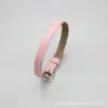 Pulseira de Couro Sintético 8mm Pulseira de Couro PU Pulseira de Personalidade DIY Acessórios de Joias Vestíveis Letra Gotejamento de Óleo