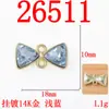 Casual Dulce y Genial Colgante Doble de Lazo Colgante Joyería Hecha a Mano DIY Pulsera Collar Cadena para Teléfono Móvil Accesorios de Aleación Joyería