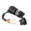 Generador de gasolina partes del motor diésel cerradura de puerta eléctrica de generador de 3KW interruptor de arranque eléctrico de 5KW 8 kW llave