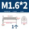 Tornillos de Cabeza Plana Delgada niquelados, de Forma Delgada, de Borde Delgado, Cabeza Plana Grande, Cabeza Plana Negra, Tornillos Phillips, Cabeza Plana M2M3M4M5M6