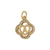 Distrito Lu Europeo y Americano Transfronterizo Retro Circonita Hexágono 26 Letras Inglesas Colgante Luz Lujo Versátil Accesorios de Collar