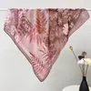 Novedades en Stock: Pañuelo Cuadrado de Algodón de Seda Estampado de 70 cm con Patrón Floral Francés Vintage, Chal Pequeño Delgado, Disponible al por Mayor