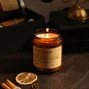 Caja de Regalo de Vela de Aromaterapia Creativa de Nicho Regalo Avanzado para Acompañar Bodas Regalo Navideño Fragancia de Aceite Esencial de Incienso Duradero