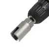Mango Hexagonal Ranurado Transfronterizo 65mm de Largo Vaso para Destornillador Eléctrico Llave de Vaso Agujero Mariposa Llave de Vaso