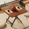Mesa Plegable para Uso Doméstico, Mesa Baja Tatami para Ventana Abuhardillada Balcón, Mesa de Café para Alféizar, Mesa de Té, Escritorio de Estudio, Mesa de Cama, Mesa Kang