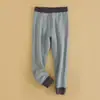 Pantalones Térmicos para Niños Clase a Nuevo Modelo de Invierno Pantalones Térmicos Interiores Engrosados de Tres Capas para Niños Leggings Cálidos con Forro de Felpa para Niñas