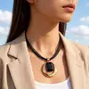 Conjunto de Colar, Brincos e Pulseira da Moda Versátil Europeu e Americano Cross-Border, Venda Quente na Amazon, com Designs Únicos e Ousados, Atacado