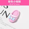 Zapatillas Pequeñas de Corazón con Lazo para Niña Pegamento de Crema Funda para Teléfono Móvil DIY Pasador Caja de Almacenamiento para Accesorios del Cabello Material Hecho a Mano