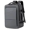 Mochila Masculina de Grande Capacidade para Viagens de Negócios de Longa e Curta Distância, Mala Expansível, Bolsa para Laptop