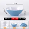 Bol para Salsa de Moje de Restaurante para Hot Pot de Melamina, Bol Pequeño Comercial, Bol Pequeño de Sopa/Arroz de Imitación Porcelana, Bol de Plástico Creativo con Asa Única