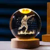 Artículo popular de comercio exterior: lámpara de noche bola de cristal, decoración de anime de dibujos animados, lámpara de cielo estrellado brillante, pequeño regalo creativo, venta al por mayor transfronteriza