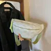 2026 Nueva Tendencia de Moda Bolso Cruzado Estilo Coreano Bolso Casual Bolso Simple con Cremallera Costurado Tela de Nylon Bolso de Pecho para Mujer