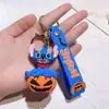 Llavero de Puntada de Alta Calidad Muñeca de Plástico Suave PVC Creativo Lilo y Stitch Colgante para Llave de Coche Regalo