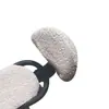 Venta al por mayor de fábrica batería de coche eléctrico coche funda de asiento de terciopelo Teddy forrada de forro polar engrosada cálida funda de asiento cojín para las cuatro estaciones