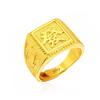 Anel Masculino Dourado Imitando Areia Espessado para Trazer Riqueza e Fortuna para Anel de Homens Idosos Joias E-Commerce Transmissão Ao Vivo Fornecimento Atacado