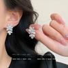 Pendientes de Flor y Hoja Super Brillantes, Gama Alta, Exquisitos, Diseño de Nicho, Pendientes de Estilo Femenino, Pendientes, Pendientes Nuevos