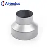 Conducto de aire en espiral no adiabático RCF procesamiento de diámetro interior productos de chapa galvanizada