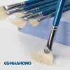 Pincel de Cerdas para Tinta a Óleo Hwahong Huahong Coreano Importado Leque 205 Caneta Leque 808 Avelã Profissional Acrílico Giz de Cera