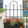 Patio Europeo Pantalla Trepadora Soporte para Flores Valla de Jardín Valla Soporte para Flores de Hierro para Exterior Marco Fijo para Plantas Trepadoras